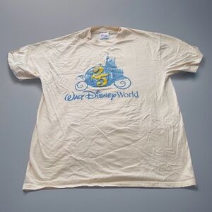 VTG 90s Unisex LARGE Walt Disney World 25th Anniversary T-shirt Single Stitch